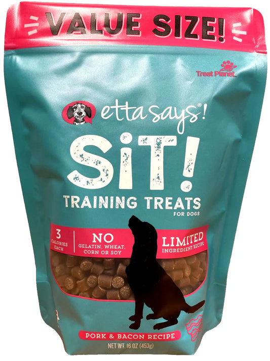 Etta Says! Sit! Dog Training Treats Bacon Recipe