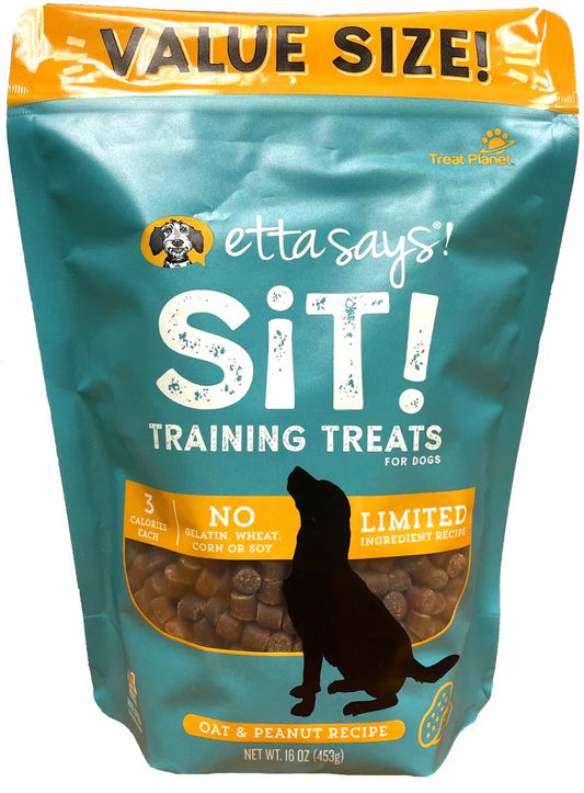 Etta Says! Sit! Dog Training Treats Peanut Butter Recipe