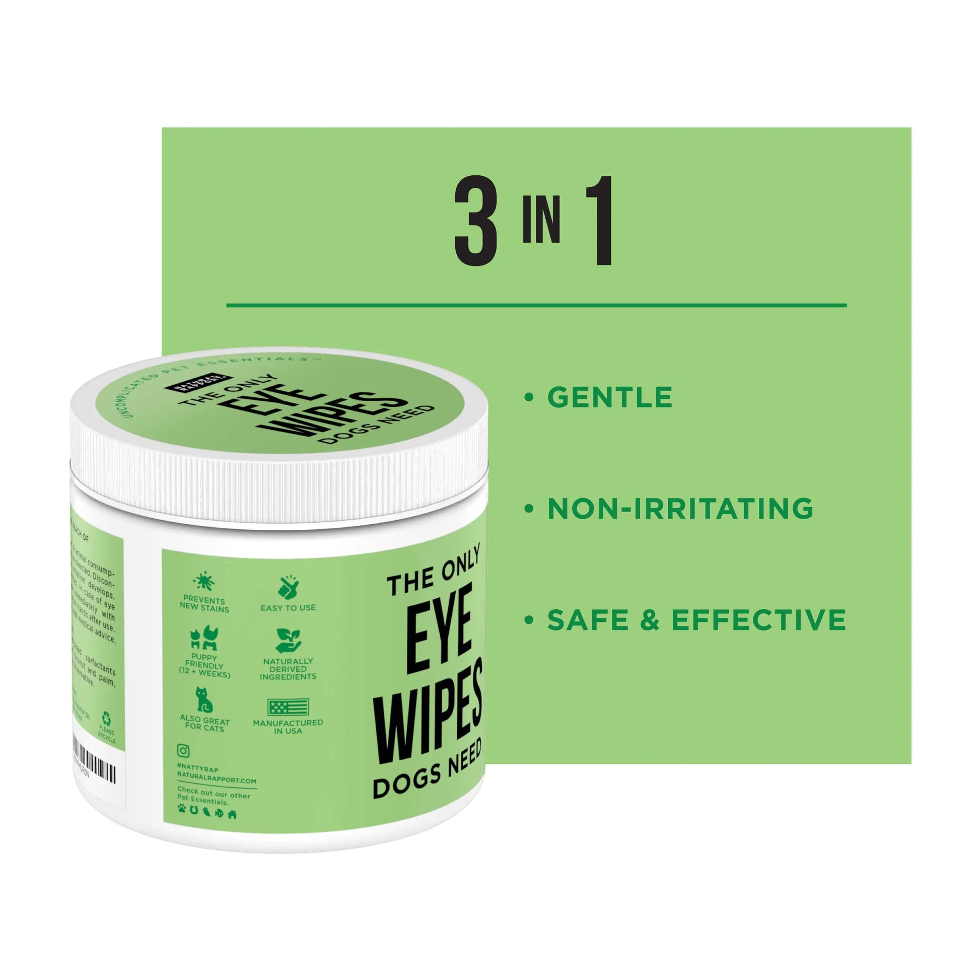The Only Eye Wipes Dogs Need Natural Rapport