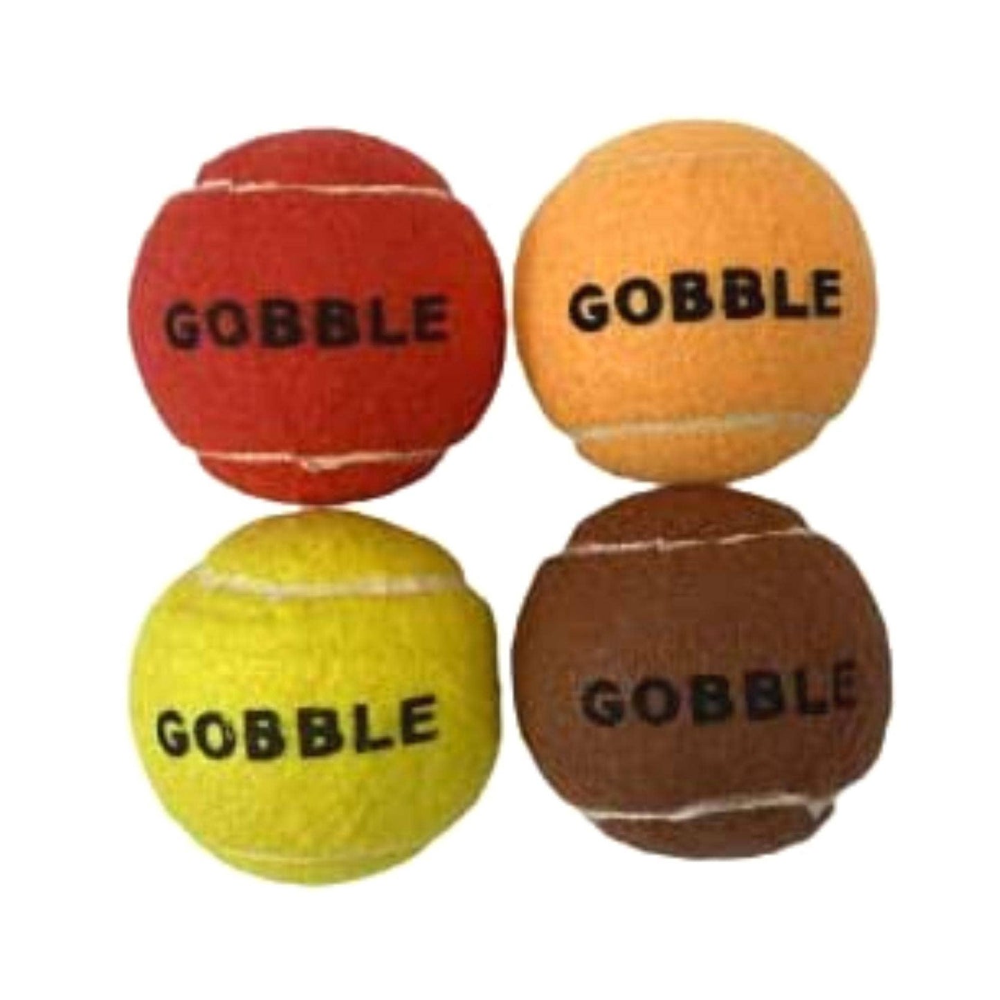 Thanksgiving Dog Tennis Balls Assorted Colors