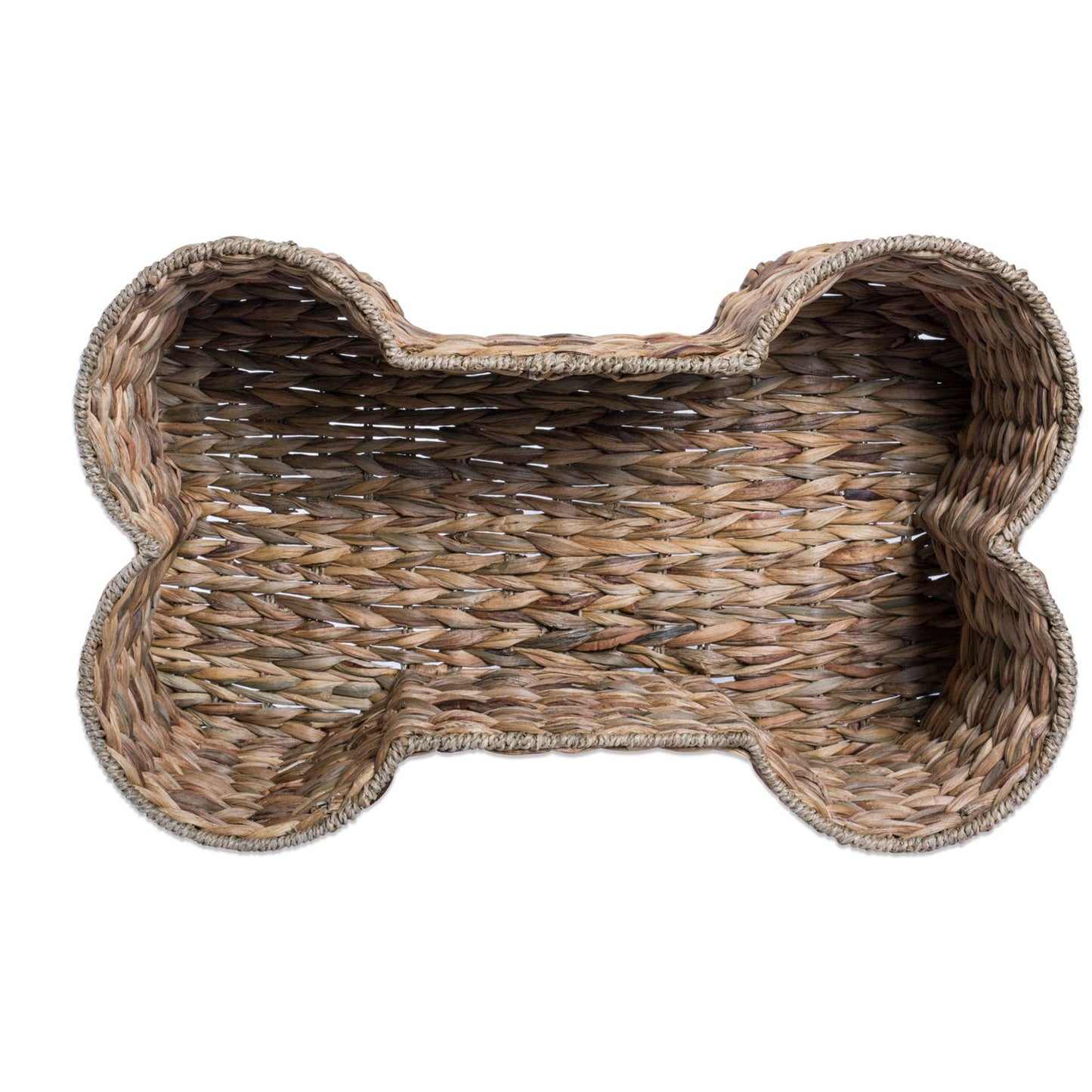 Natural Hyacinth Bone Pet Basket Large 24X15X9