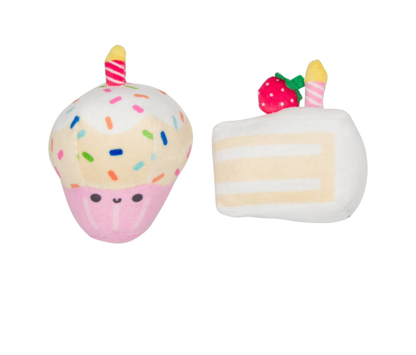 Pearhead Birthday Cake Cat Toy Set 2pc